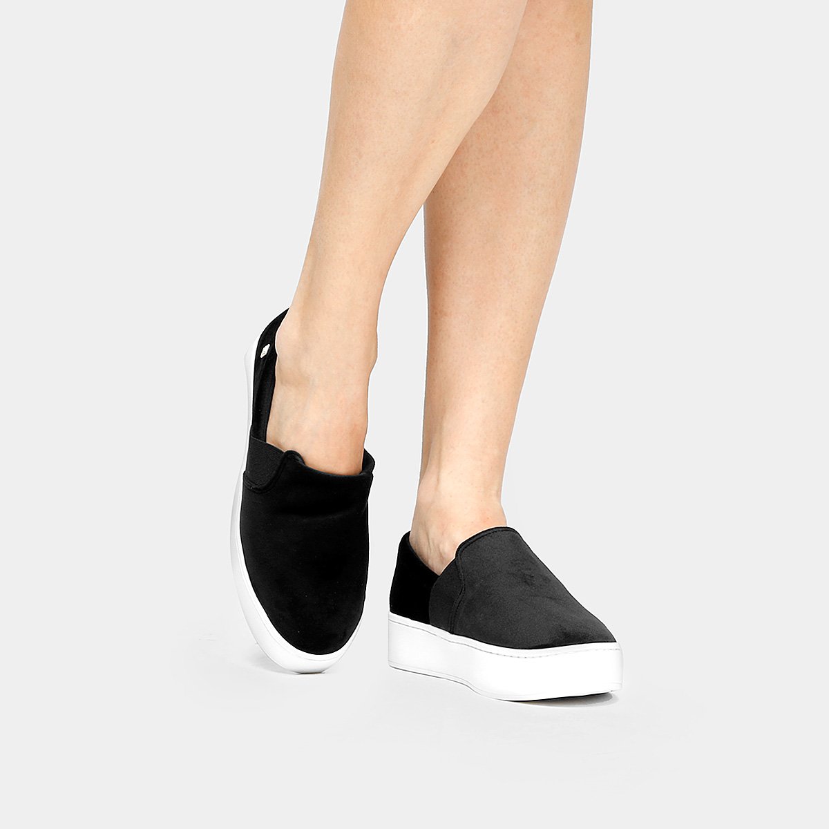 Slip On Loucos\u0026Santos Flatform - Preto | Netshoes